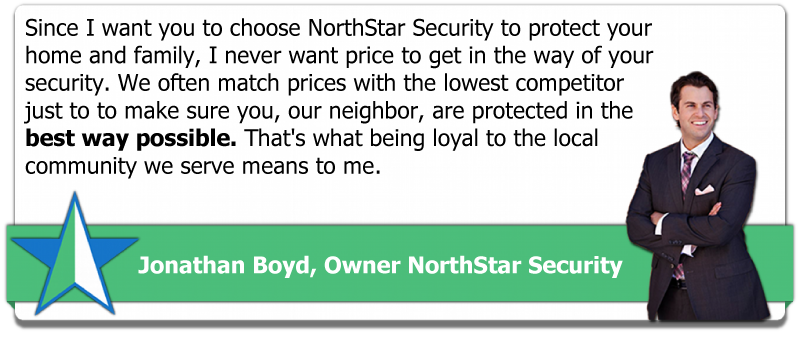 Choose Us Because The Alarm System's Price Is Right